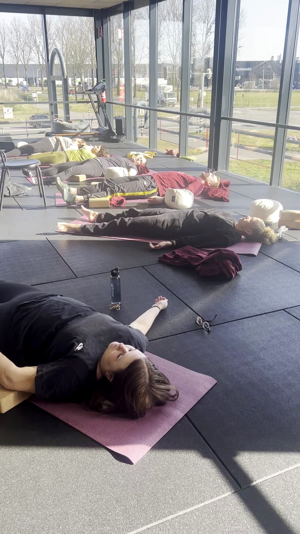 Rustig moment na een les bij FIT Progression